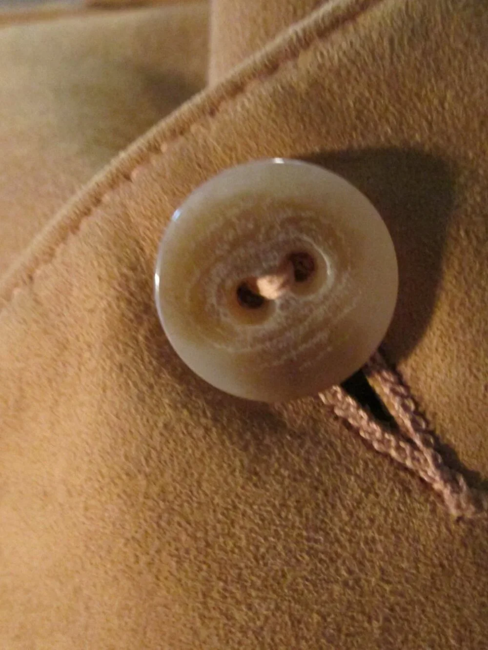 Vtg Made in California suede sport jacket MOD authentic 60s three button 4 pockt